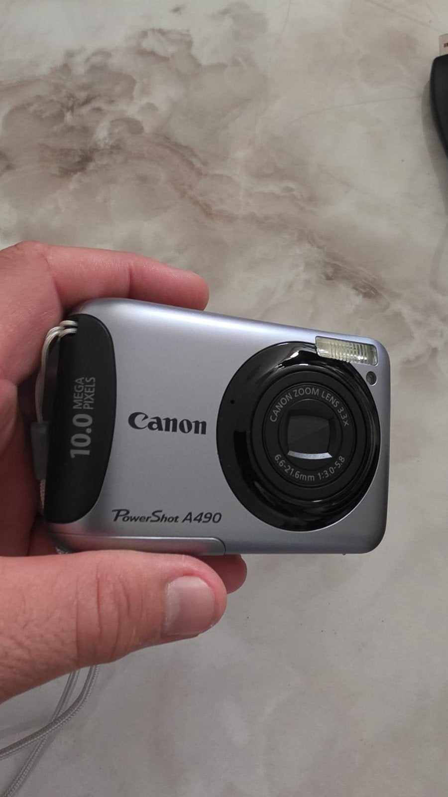 Canon PowerShot A490 Compactcamera 10.0MP (Zonder adapter), Gebruikt, Canon, Compactcamera, Minder dan 4 keer