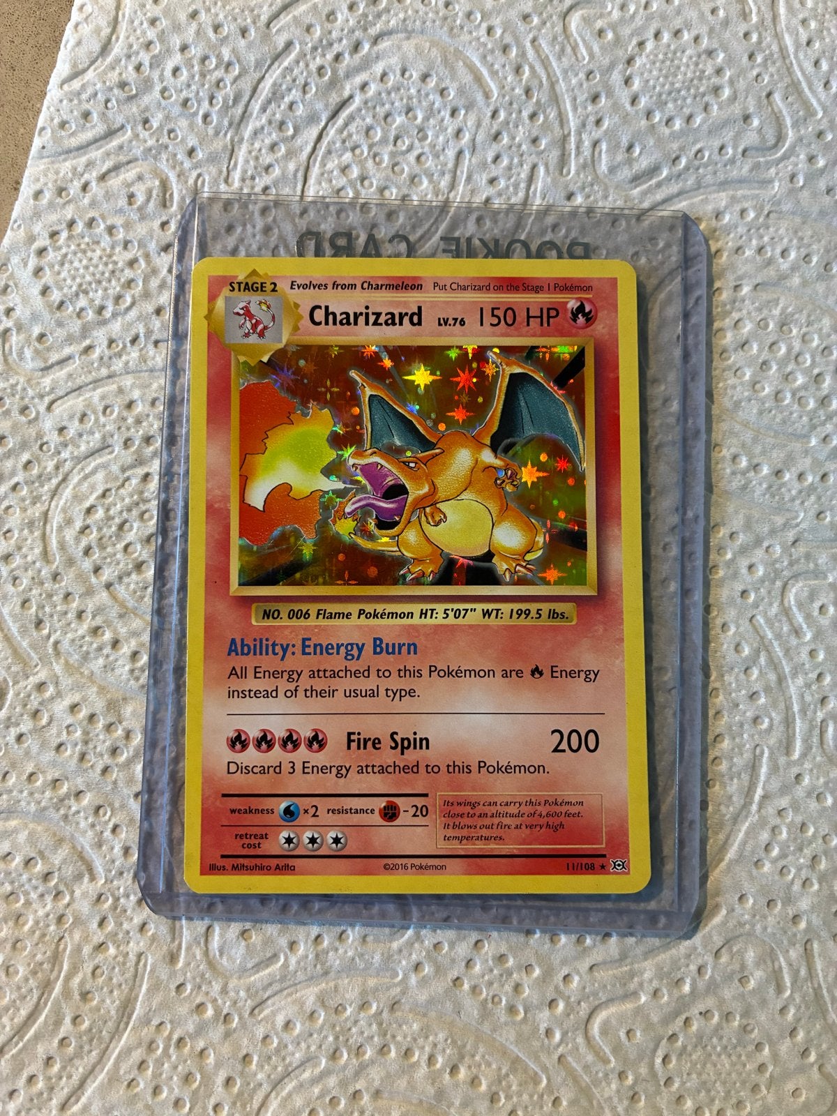 Charizard #11 zeer nette staat, Ophalen, Zo goed als nieuw