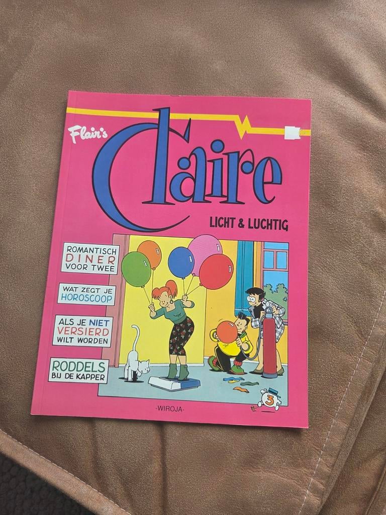 Flair's Claire: Licht & Luchtig (Stripboek), Eén stripboek, Ophalen of Verzenden, Zo goed als nieuw, WIROJA
