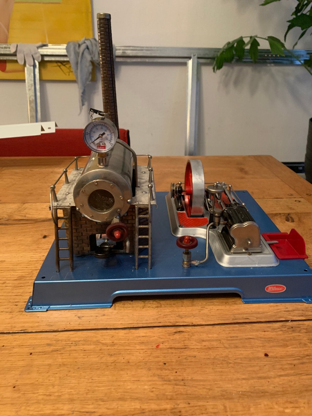 Wilesco stoom machine d20, Hobby en Vrije tijd, Ophalen of Verzenden, Zo goed als nieuw, Groter dan 1:32