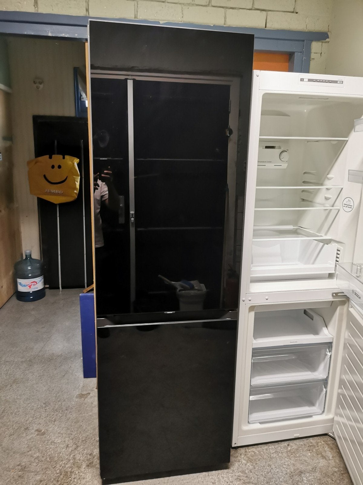 Te koop: Samsung koelkast .
 altijd netjes schoongehouden., 200 liter of meer, Met aparte vriezer, Zo goed als nieuw, 160 cm of meer