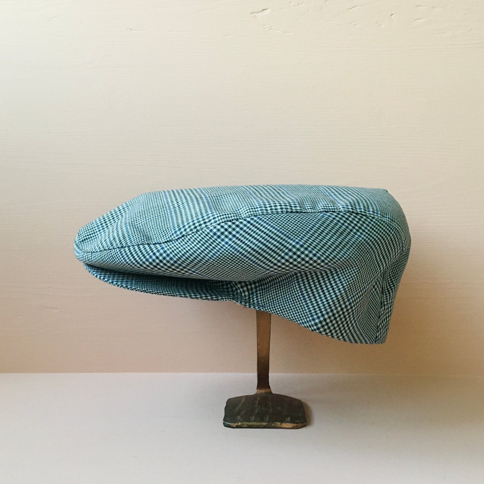 Franse flatcap met een klein pied-de-poule ruitje, Ophalen of Verzenden, Nieuw, 56 of 57 cm (M, 7 of 7⅛ inch), Pet