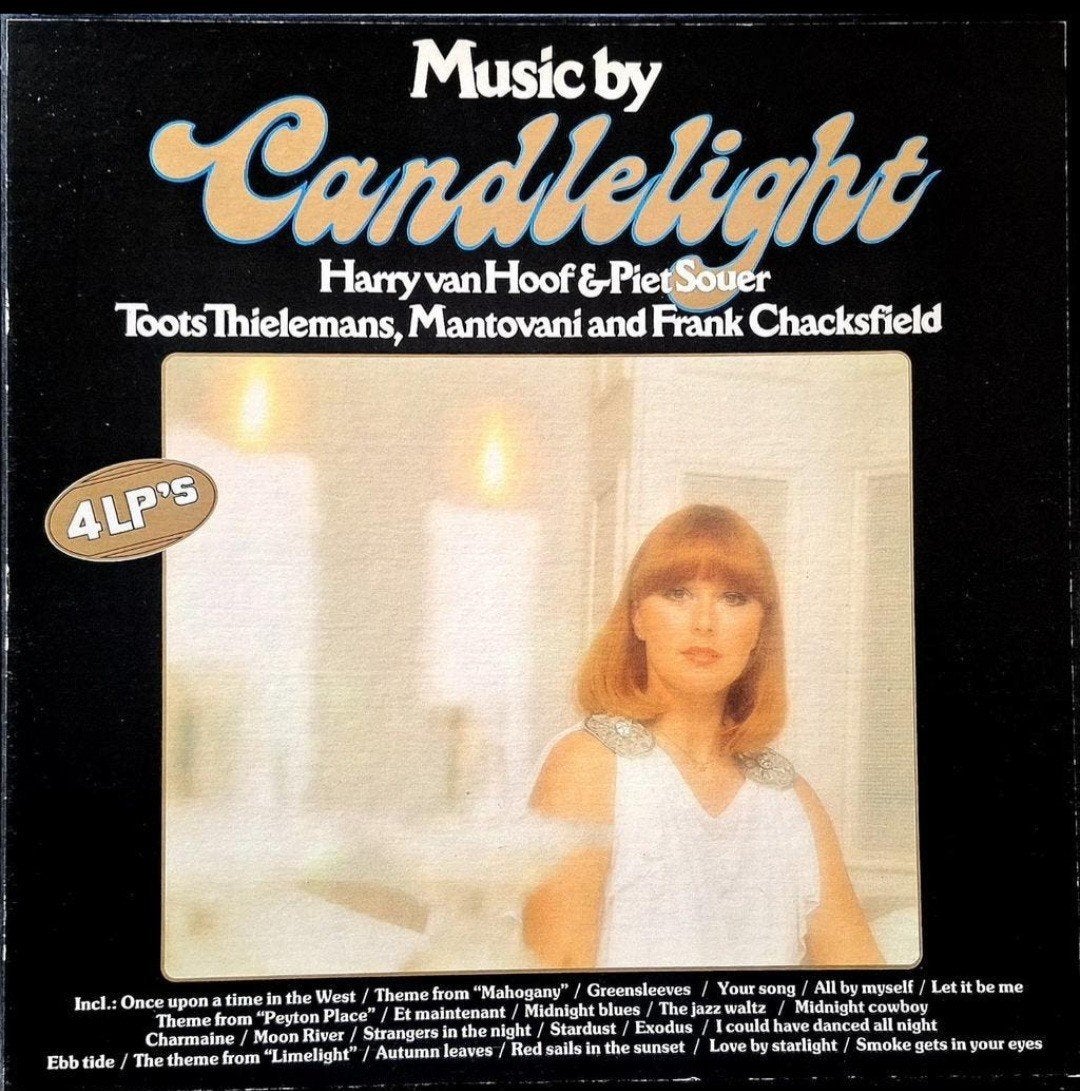 4-LP/BOX  VERZAMEL/INSTRUMENTAAL - Music By Candlelight, Ophalen of Verzenden, Gebruikt, 12 inch