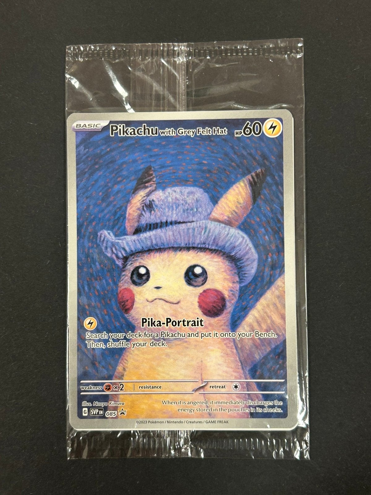 Pikachu van Gogh, Misprint?, Hobby en Vrije tijd, Verzamelkaartspellen | Pokémon, Ophalen of Verzenden, Zo goed als nieuw