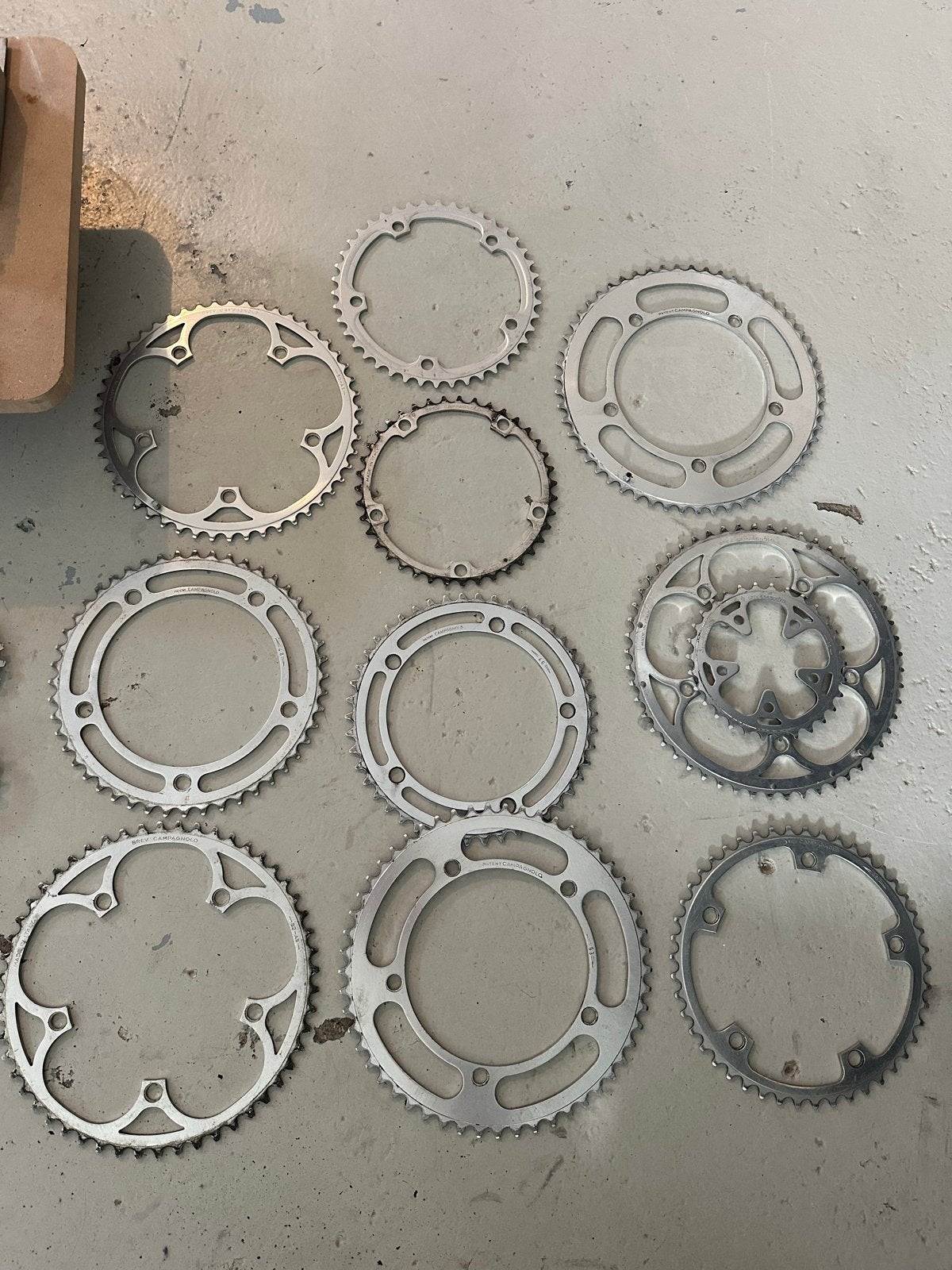 Vintage Campagnolo, Dura Ace, Maillard, Atom, Regina onderde, Gebruikt, Staal, Ophalen of Verzenden, Derailleur of Ketting