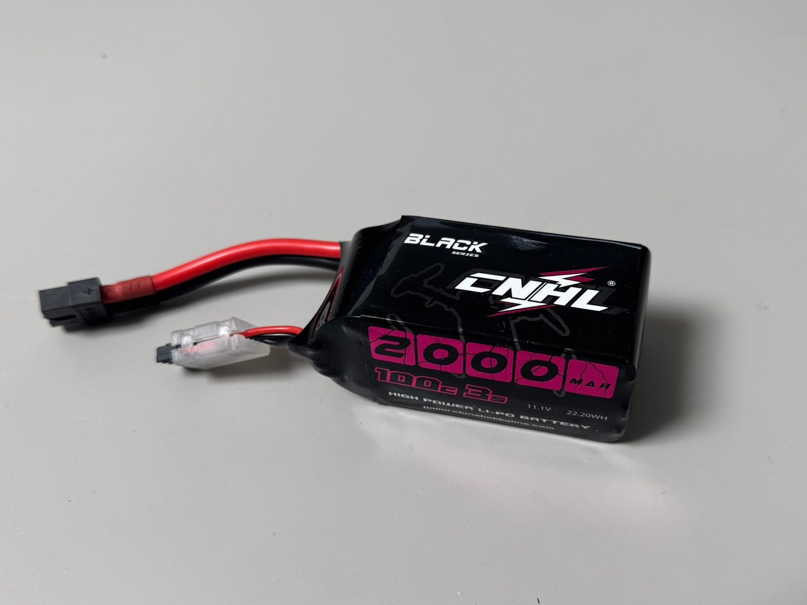 CNHL lipo accu 2000mah 3s 100c 11.1v XT60 Black Series, Ophalen of Verzenden, Zo goed als nieuw
