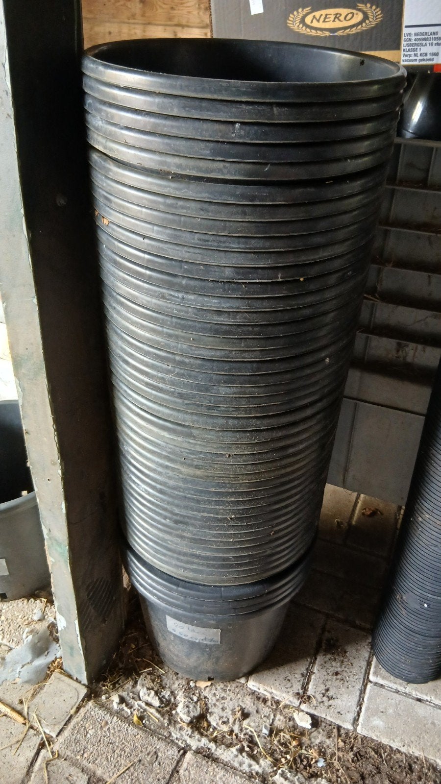 20 liter kweekpotten, Ophalen, Rond, Kunststof
