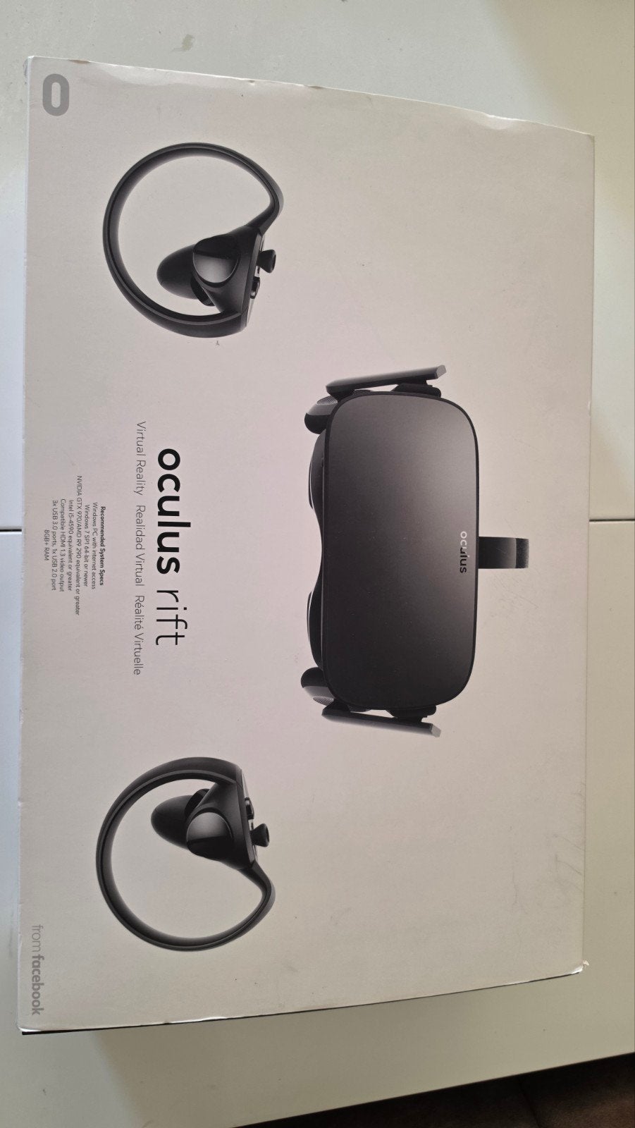 Oculus Rift VR-bril met 2 actieve USB verlengkabels, Ophalen of Verzenden, Gebruikt, VR-bril, Pc