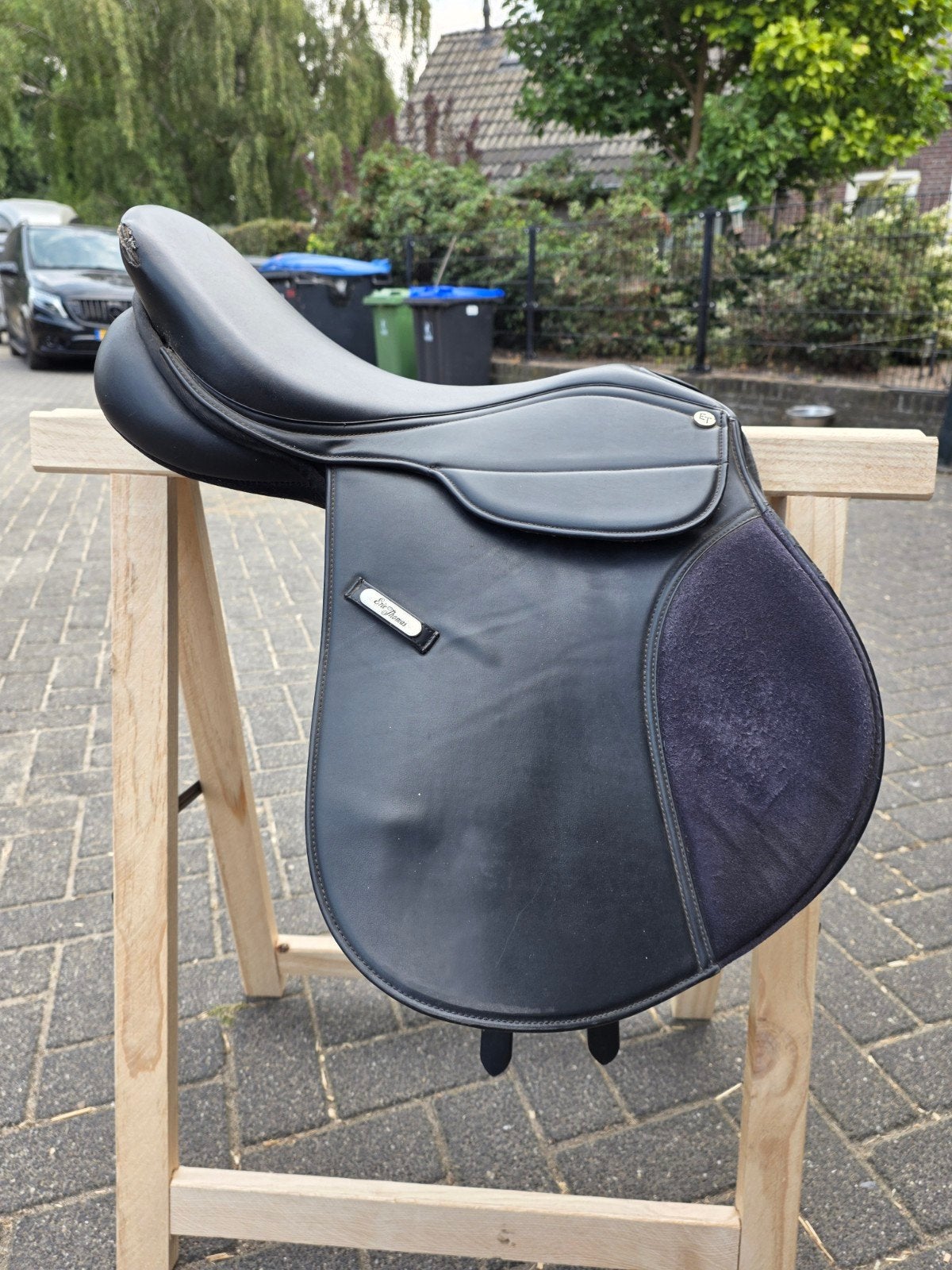 veelzijdigheidszadel Eric Thomas 17.5 inch, Dieren en Toebehoren, Ophalen of Verzenden