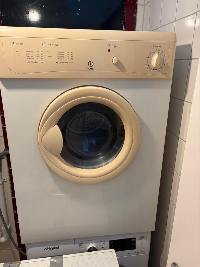 Wasdroger Indesit Gratis afhalen!, Witgoed en Apparatuur, Wasdrogers, Ophalen, Gebruikt, Voorlader, 85 tot 90 cm
