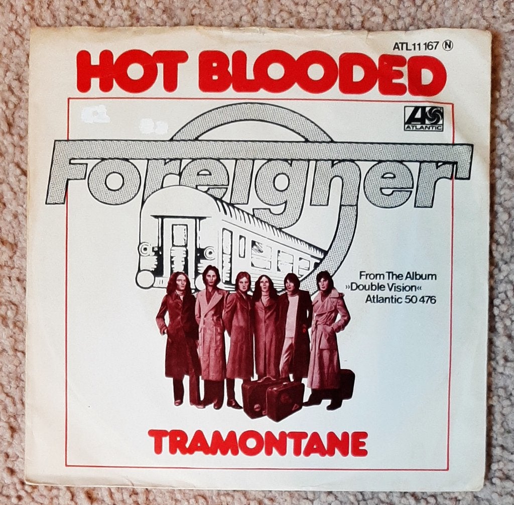 Foreigner – Hot Blooded, Gebruikt, 7 inch, Single, Ophalen of Verzenden