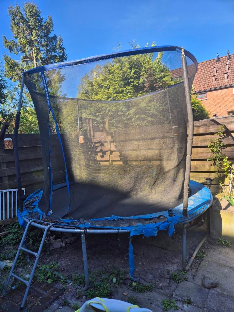 Te koop trampoline, Kinderen en Baby's, Speelgoed | Buiten | Trampolines, Ophalen, Gebruikt