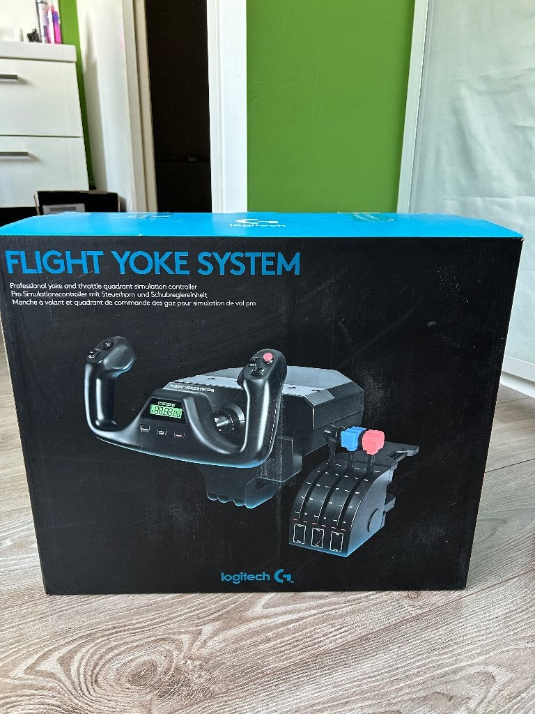 Logitech G Saitek Pro Flight Yoke System, Ophalen of Verzenden, Gebruikt, Logitech