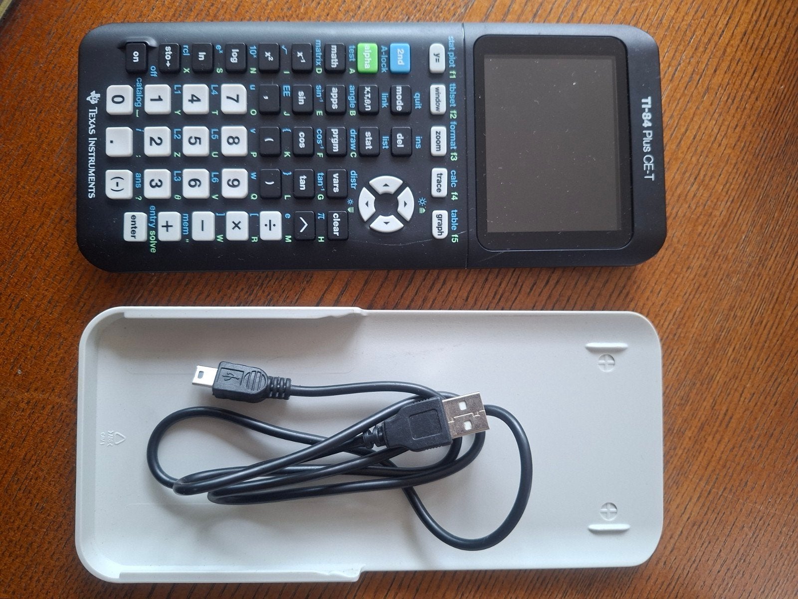 texas instruments TI-84 PLUS CE-T, Ophalen of Verzenden, Grafische rekenmachine, Zo goed als nieuw
