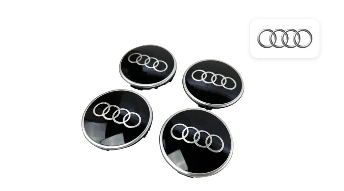 Audi A4 B9 wieldop 60mm zwart set originele accessoires, Ophalen, Gebruikt