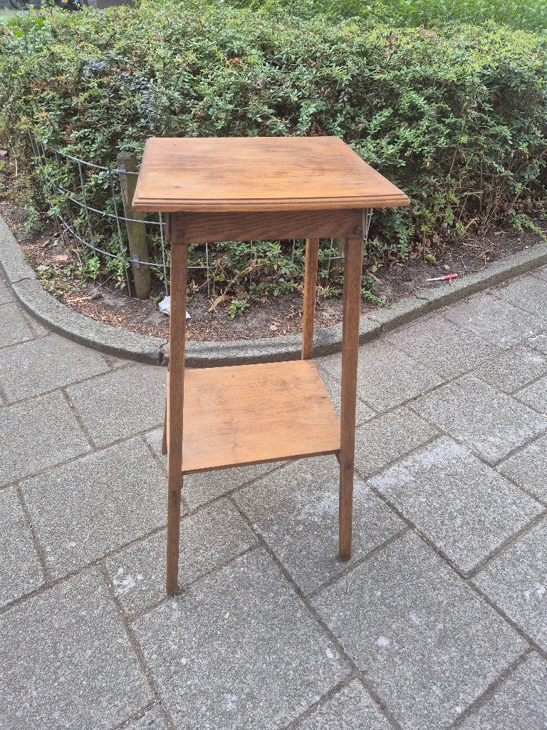 Planten tafeltje, Ophalen, Antiek / Landelijk, Minder dan 55 cm, Gebruikt