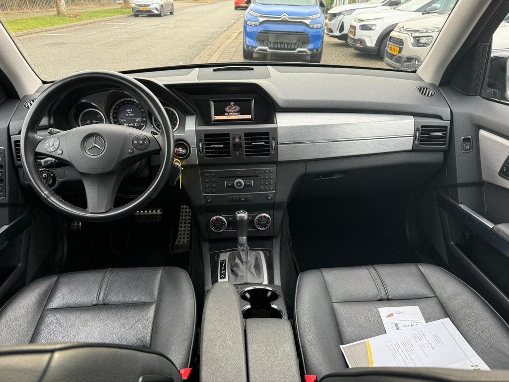 Mercedes-Benz GLK-klasse 300 4-Matic, Leder, Panodak, Navi, Auto's, Mercedes-Benz, Automaat, Gebruikt, Zwart, 2000 kg