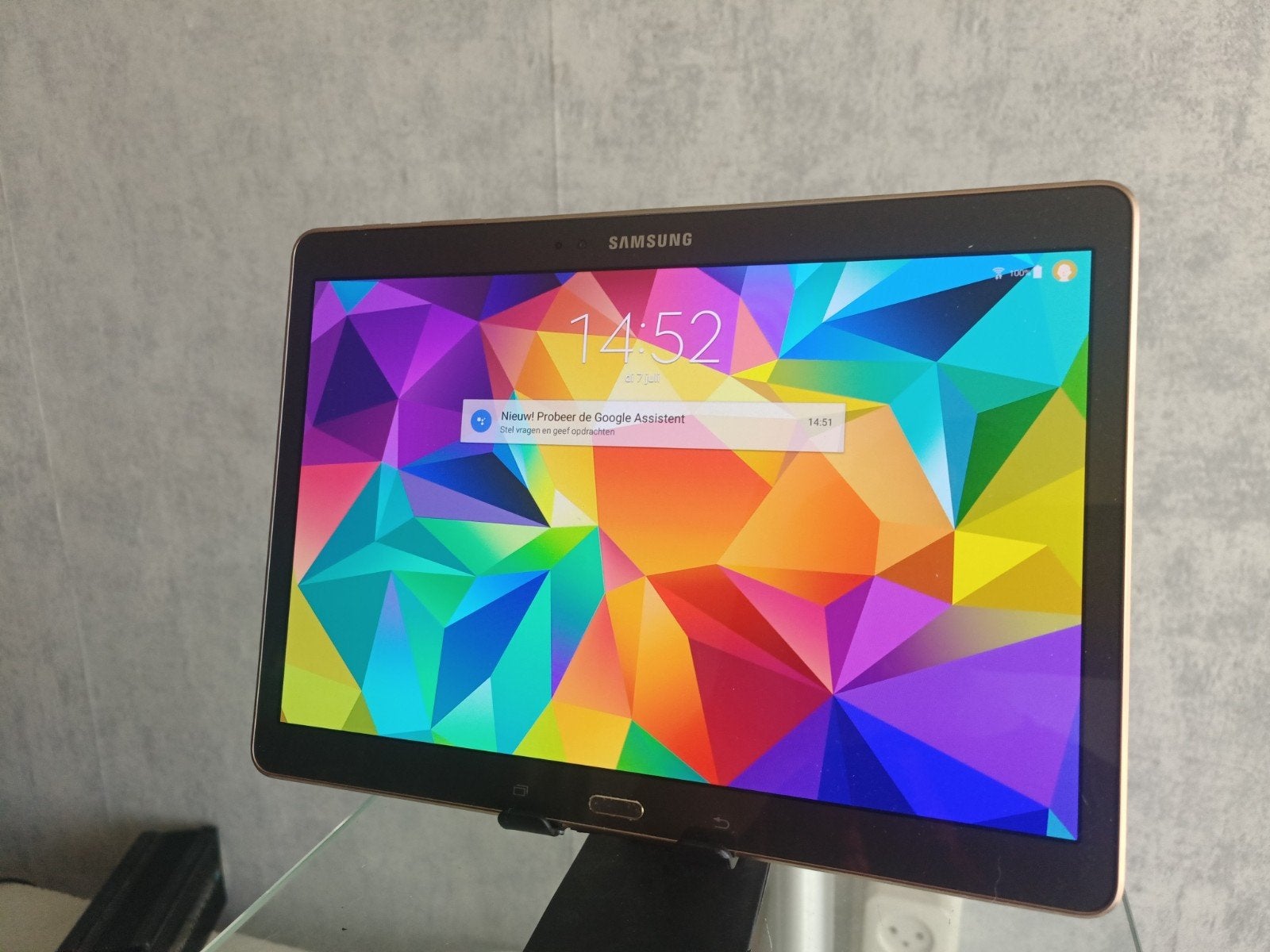Samsung Galaxy Tab S 10.5 (SM-T800), Computers en Software, Android Tablets, Zo goed als nieuw, Wi-Fi, 10 inch, 16 GB, Gps, Uitbreidbaar geheugen