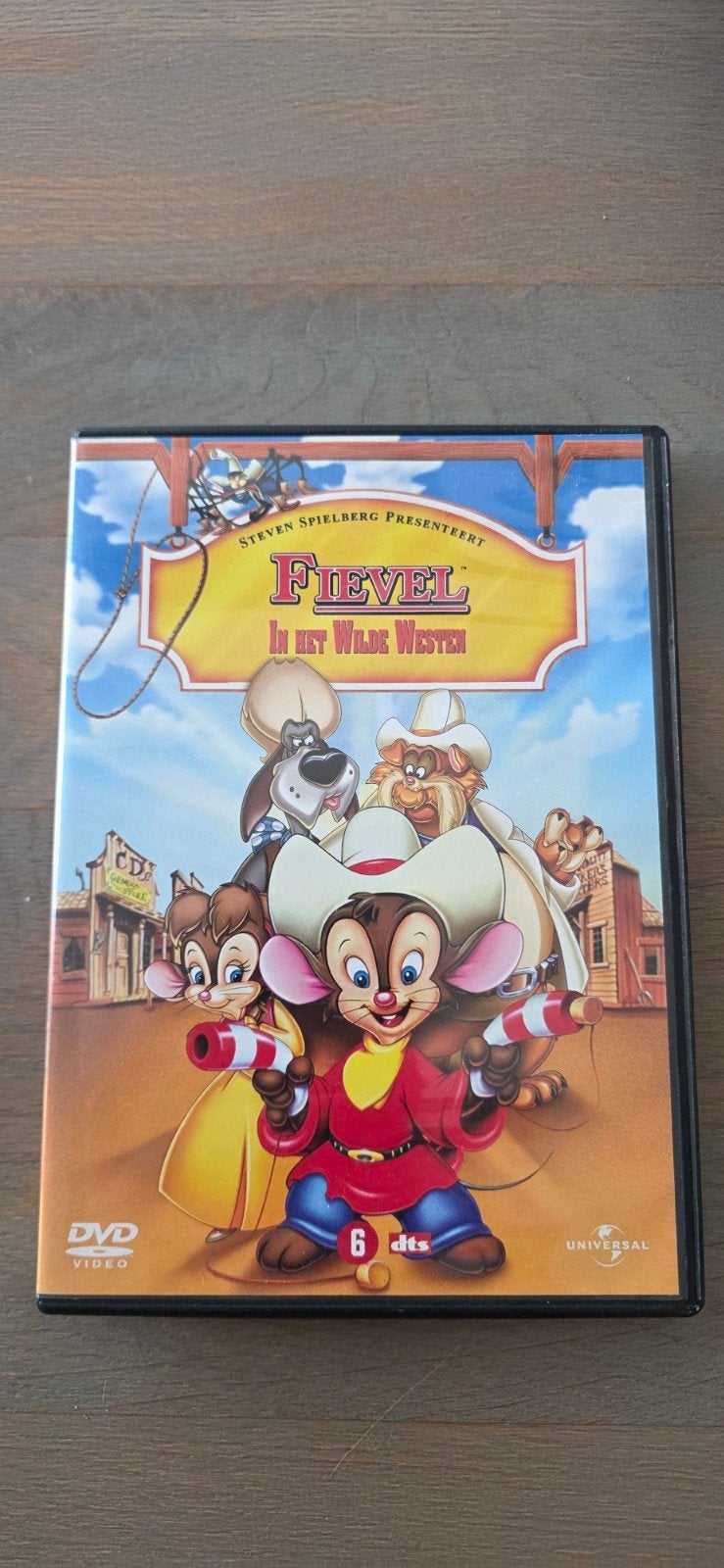 Fievel in het Wilde Westen - DVD, Gebruikt, Animatie, Alle leeftijden, Inclusief doosje