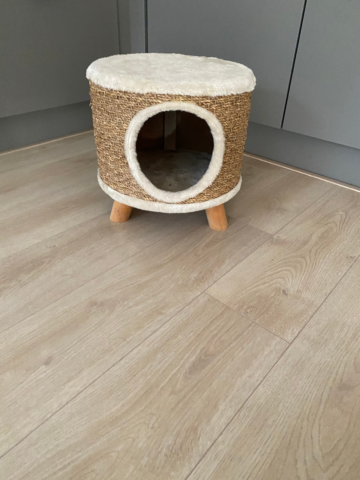 Zeer nette kattenmand, Dieren en Toebehoren, Kattenmanden, Ophalen of Verzenden, Zo goed als nieuw, Riet