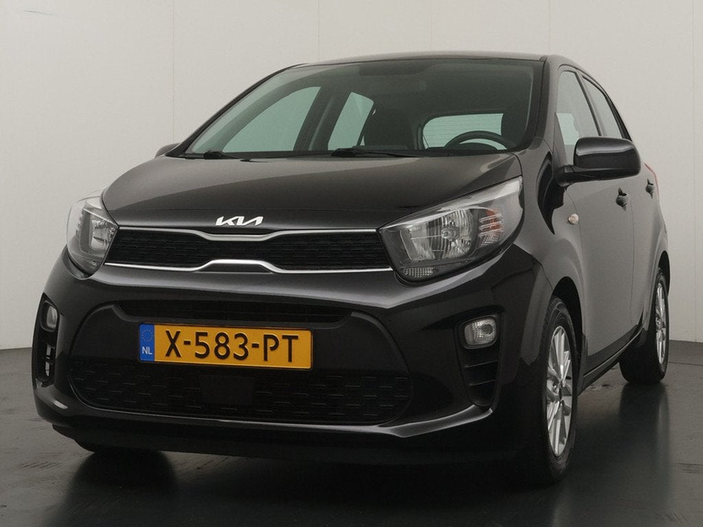 Kia Picanto 1.0 DPi DynamicLine Apple & Android Carplay - Ac, Auto's, Kia, 877 kg, Stof, Gebruikt, Met garantie (alle)