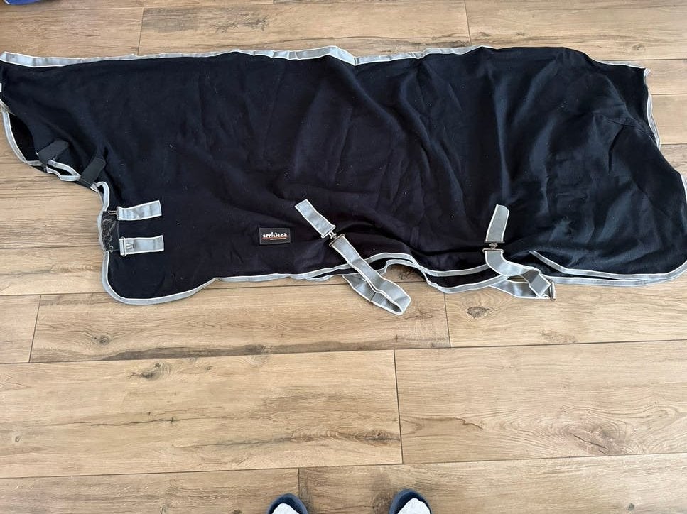 Fleece met hals , zwart, maat 185, Ophalen, Gebruikt, Recreatie