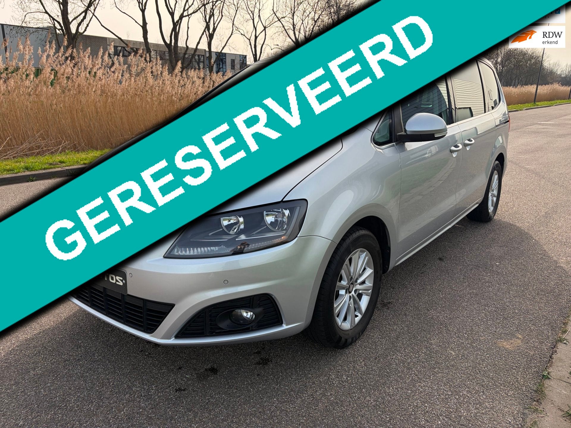 Seat Alhambra 1.4 TSI Style BTW auto, Auto's, Seat, Dealer onderhouden, Gebruikt, Beige, 4 cilinders