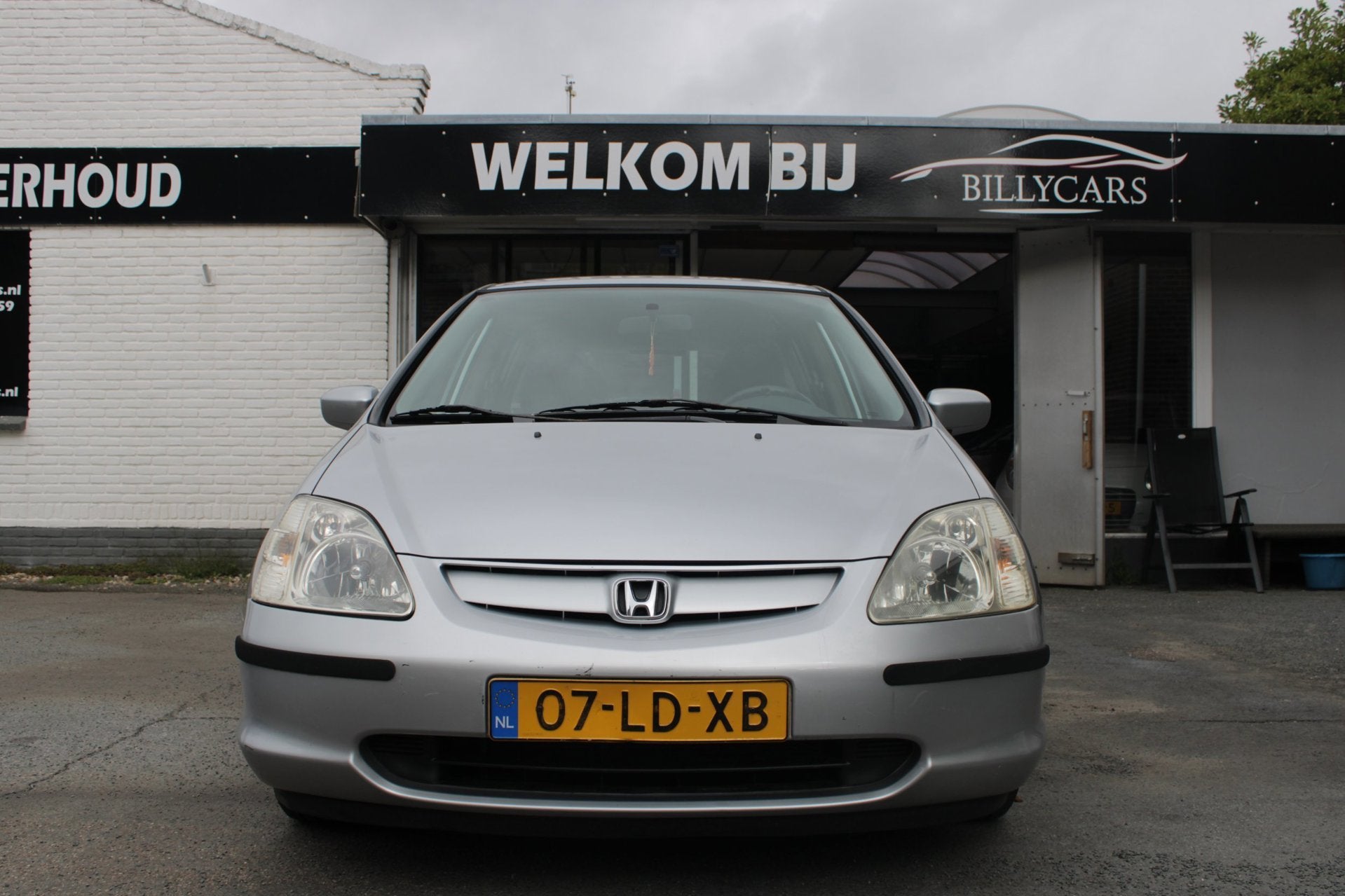 Honda Civic 1.4i LS / Airco / Elektrische ramen / Centrale d, Auto's, Voorwielaandrijving, Stof, Gebruikt, Zwart