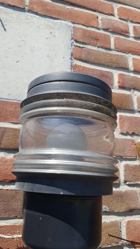 Zwarte buitenlamp, Ophalen, Gebruikt, Wandlamp, Netvoeding