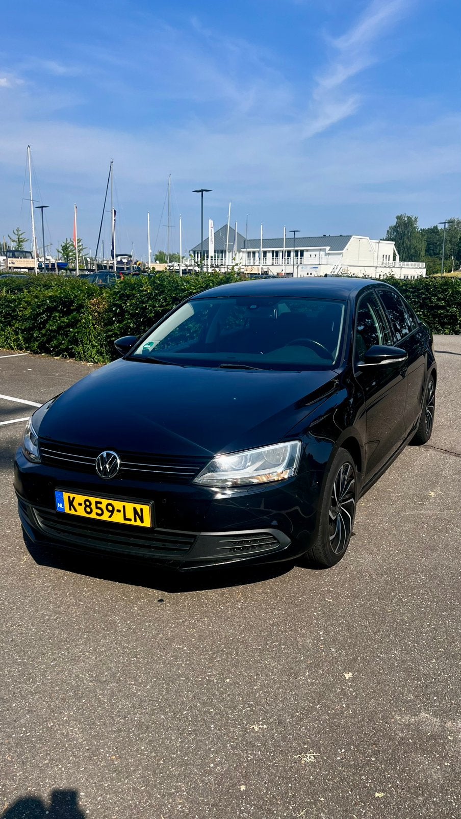 Volkswagen Jetta 1.2TSI 77KW H6 2012 Zwart, Auto's, Voorwielaandrijving, 4 cilinders, Zwart, 1202 kg