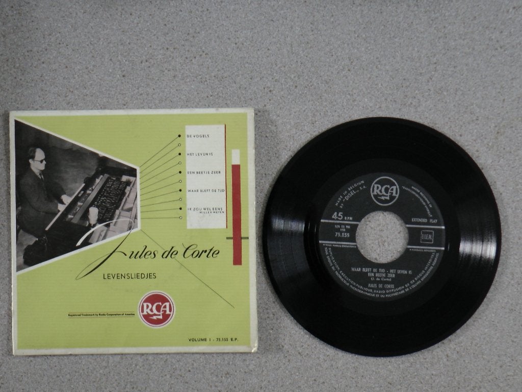 Jules de Corte - Levensliedjes 1 VINYL SINGLE EP, Gebruikt, 7 inch, Ophalen of Verzenden, EP