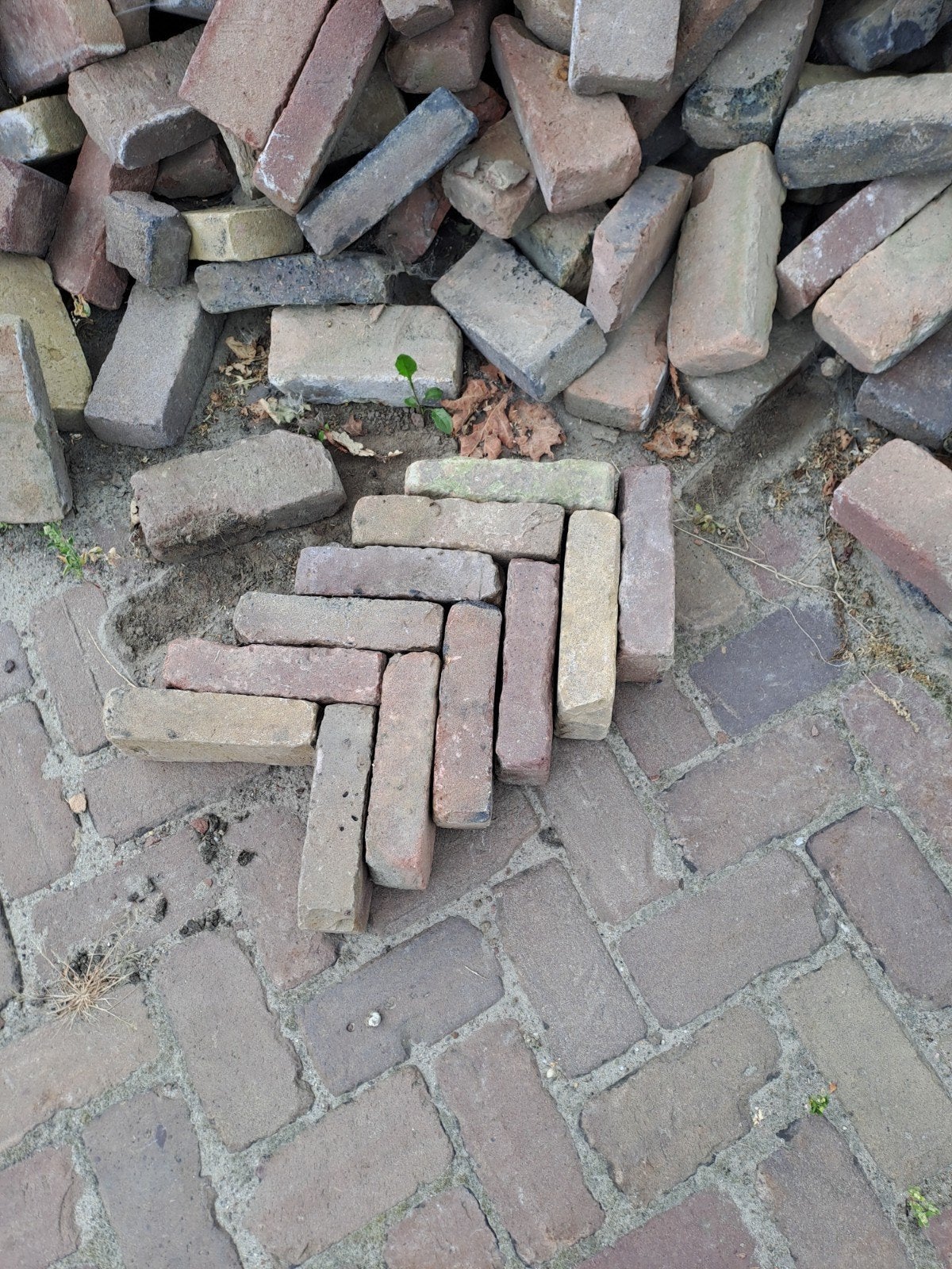 Oude waaltjes, Tuin en Terras, Tegels en Klinkers, Ophalen of Verzenden, Klinkers