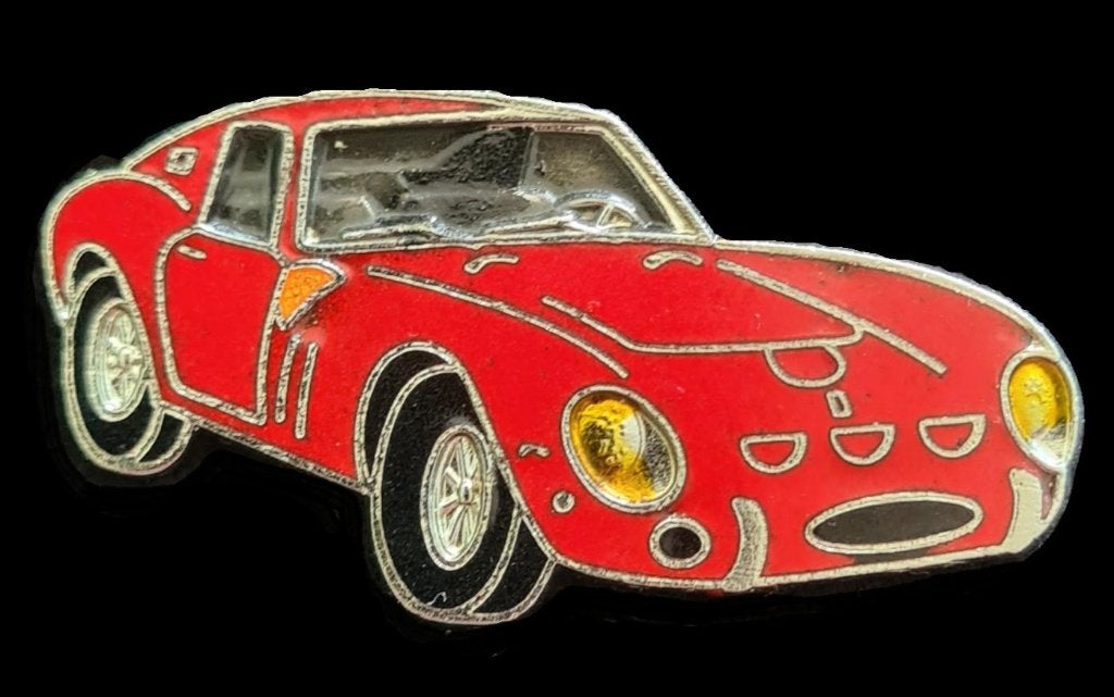 Ferrari type 250 GTO pin- groot emaille, Verzenden, Nieuw, Transport, Speldje of Pin