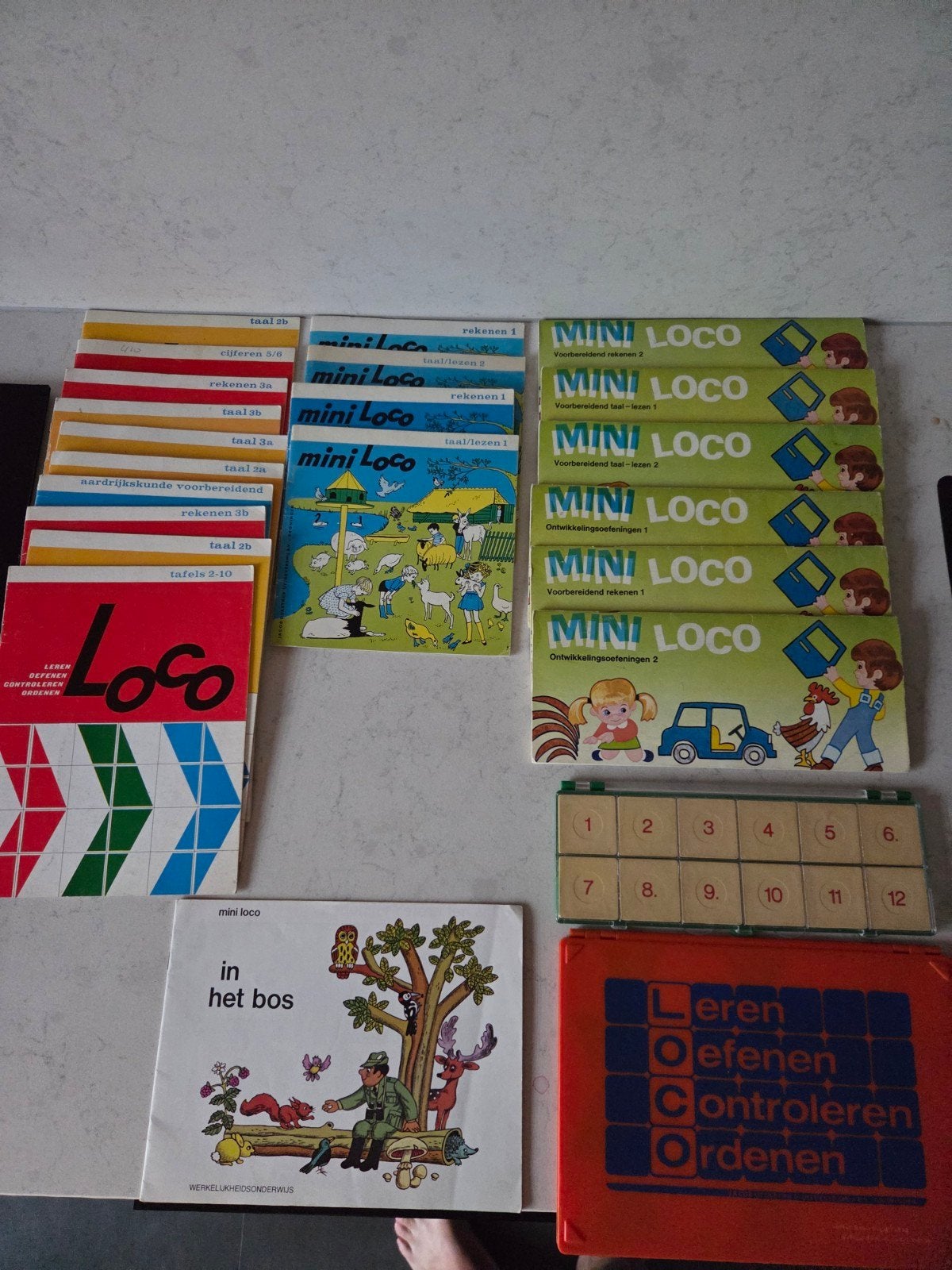 Mini Loco - 2 doosjes + 21x boekjes, Kinderen en Baby's, Speelgoed | Educatief en Creatief, Ophalen of Verzenden, Gebruikt