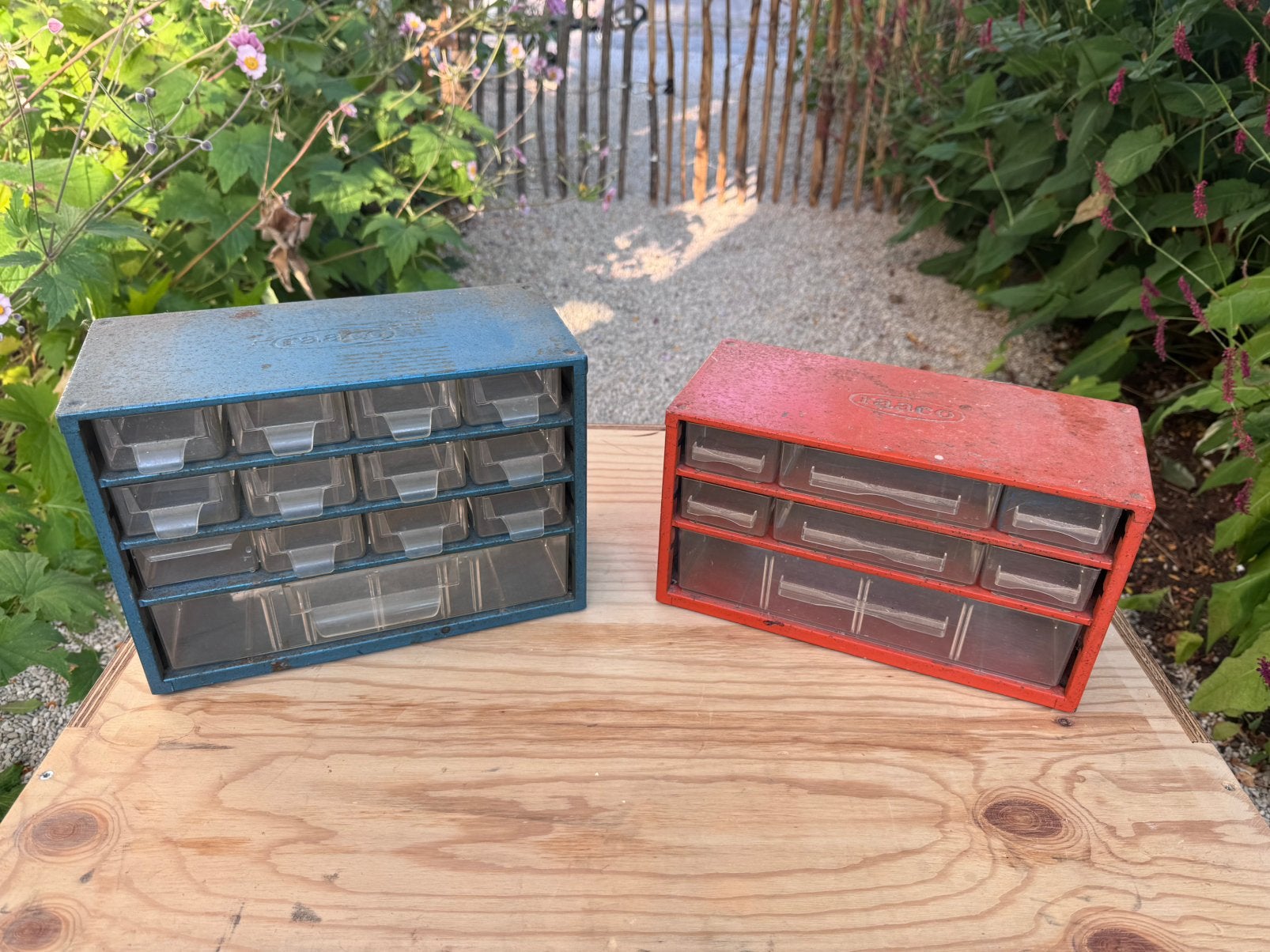 Werkplaatsbakjes opberger vintage, Ophalen of Verzenden, Zo goed als nieuw
