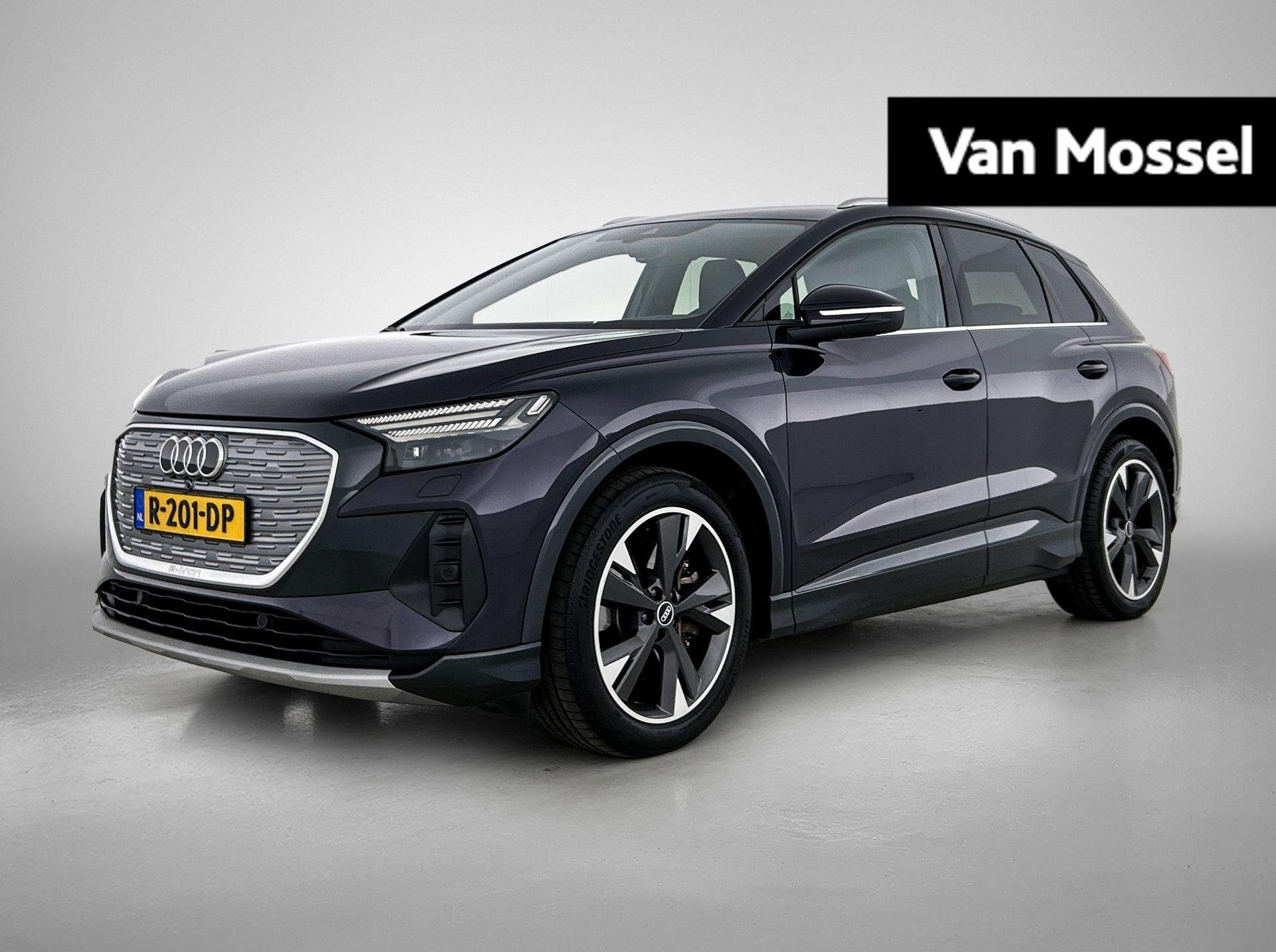 Audi Q4 e-tron 40 Launch edition Advanced 77 kWh 204 PK | Au, Auto's, 12 maanden, Gebruikt, Zwart, Overige kleuren