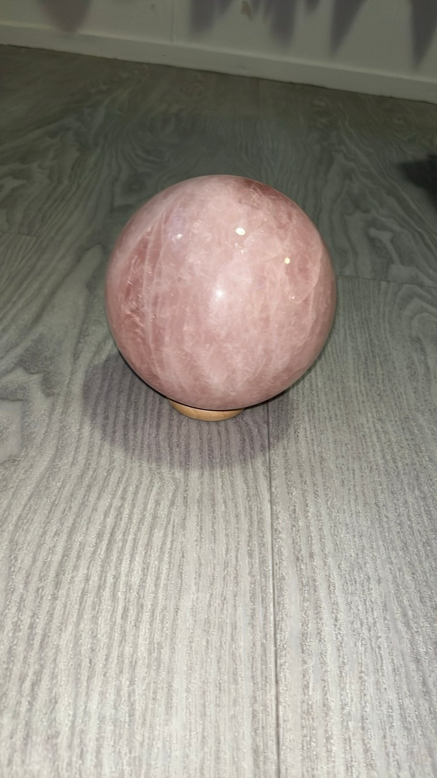 Grote Rozenkwarts Bol - 3,9 kg, Verzamelen, Mineralen en Fossielen, Ophalen, Mineraal