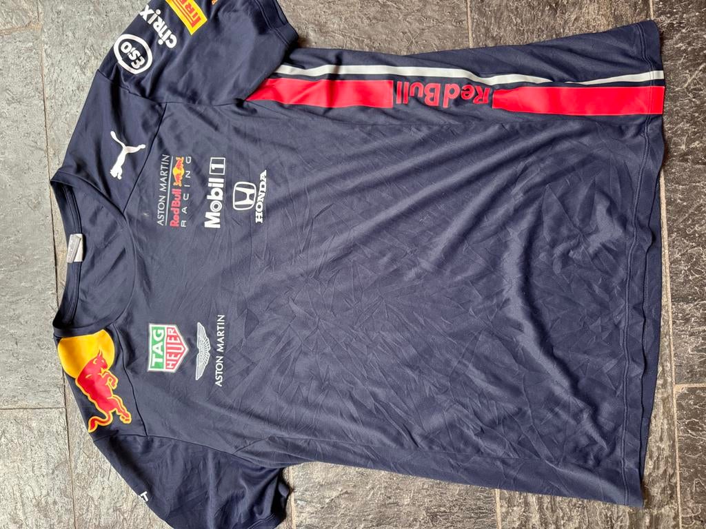 Red Bull Racing F1 T-shirt - Maat L, Maat 52/54 (L), Blauw, Ophalen of Verzenden, Zo goed als nieuw