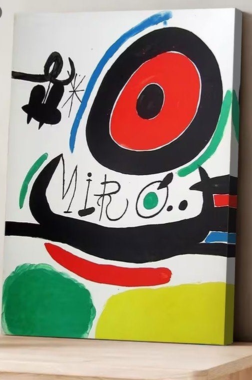 Joan Miró - Untitled - Canvas Schilderij, Verzenden