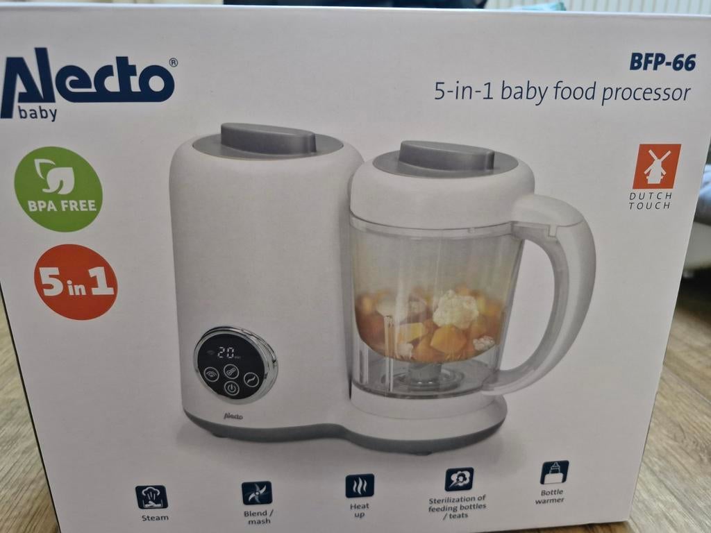 Alecto 5-in-1 baby food processor, Ophalen, Zo goed als nieuw, Overige typen