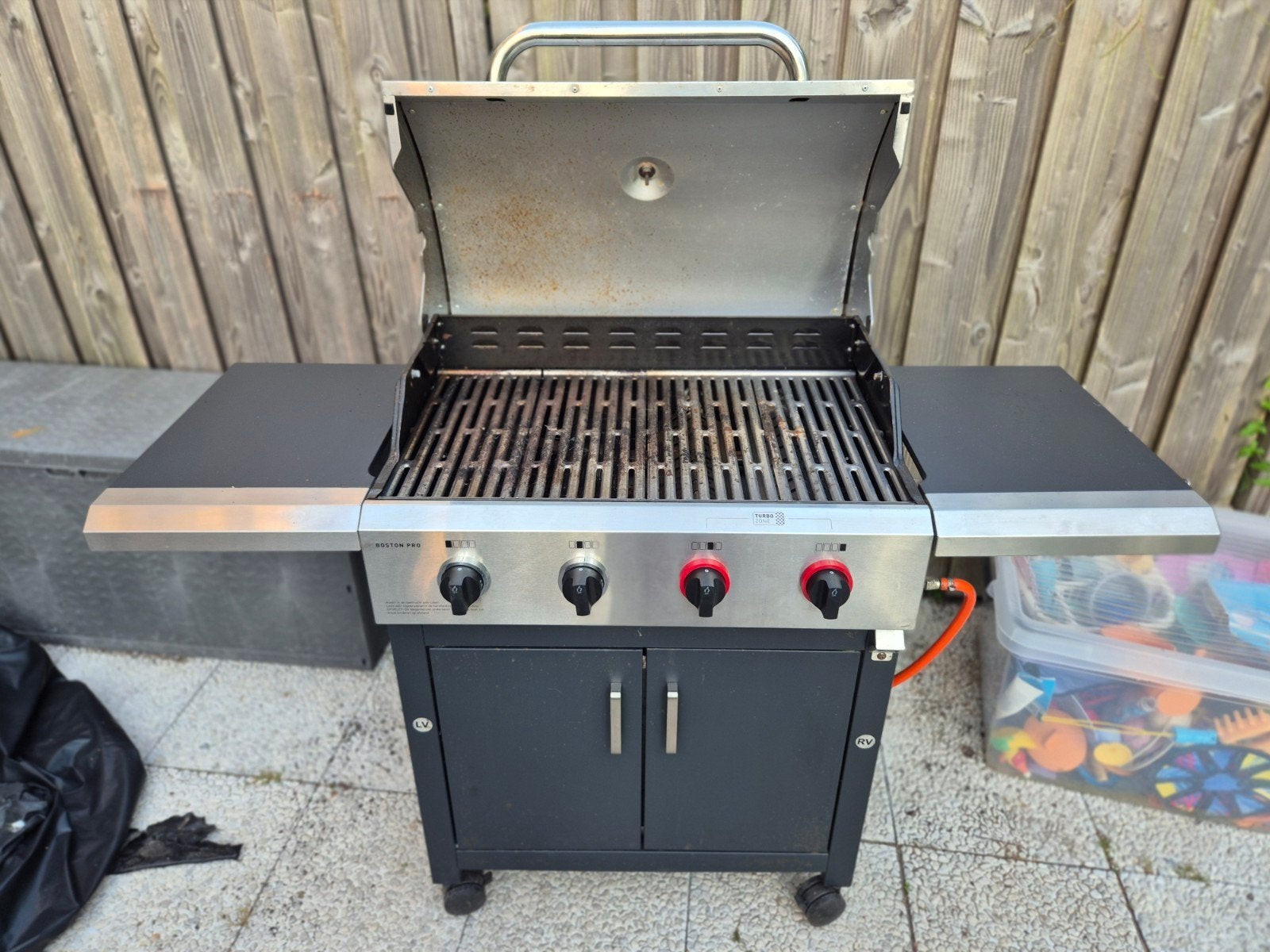Enders Boston Pro gas BBQ/buitenkeuken met Turbo Zone, Ophalen, Gebruikt, Enders