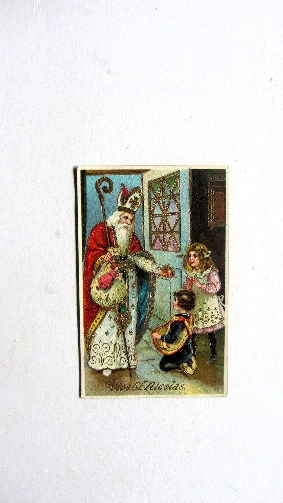 Sint Nicolas 1910, Ophalen of Verzenden, Voor 1920, Gelopen, Feest(dag)