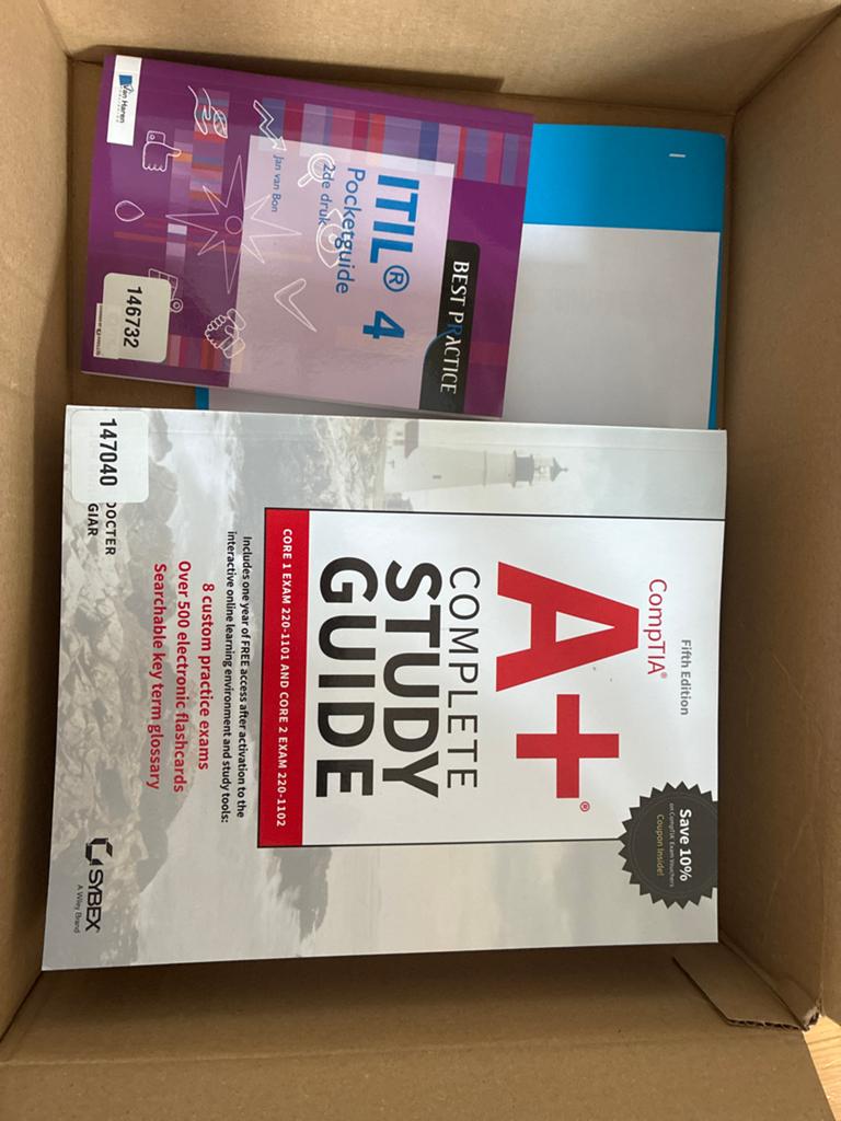 ITIL 4 Pocketguide & CompTIA A+ Complete Study Guide, Boeken, Studieboeken en Cursussen, Ophalen of Verzenden, Beta, Zo goed als nieuw