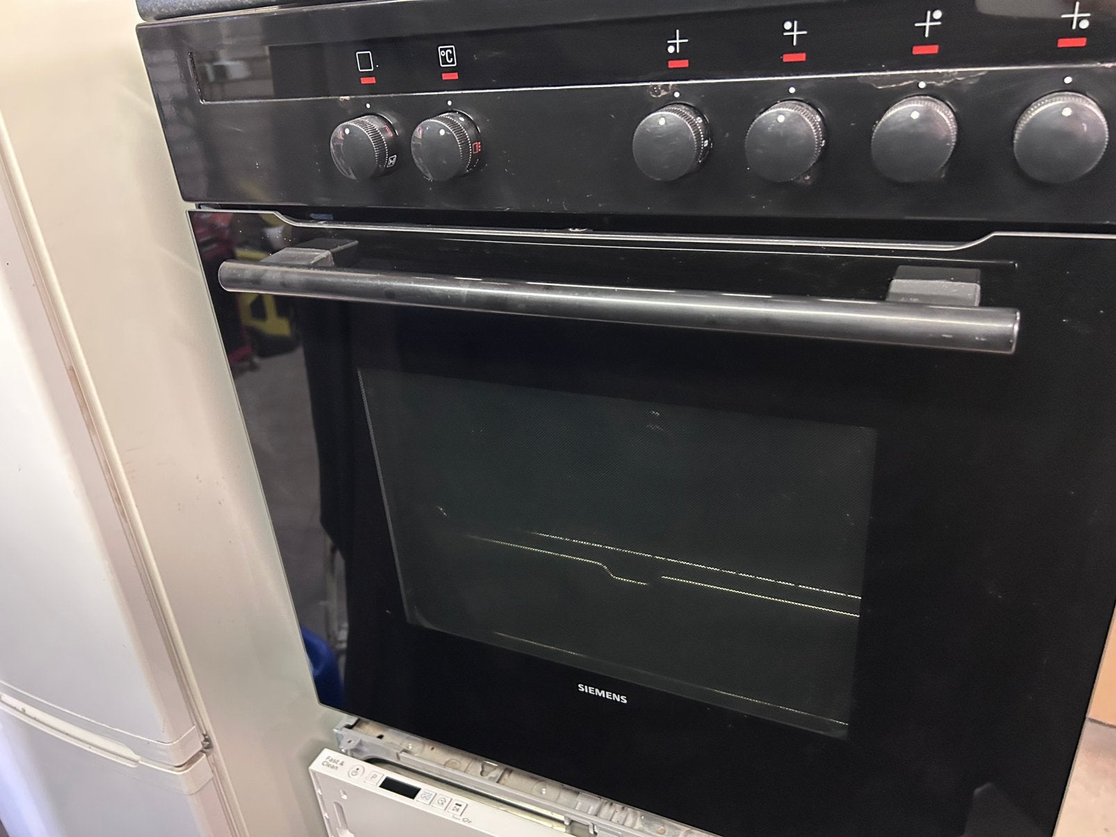 Siemens elektrische kookplaat met oven, Witgoed en Apparatuur, Ophalen, Gebruikt, 4 kookzones, Inbouw
