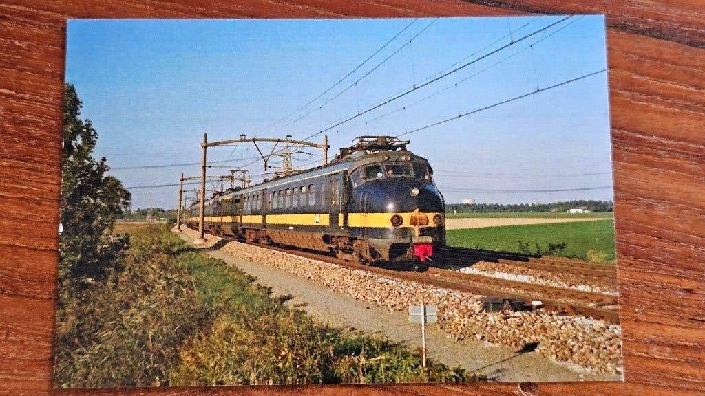Foto TREIN NS Nederlandse Spoorwegen Mat 56 Hondekop BeNeLux, Verzamelen, Verzenden, Gebruikt, Trein, Overige typen