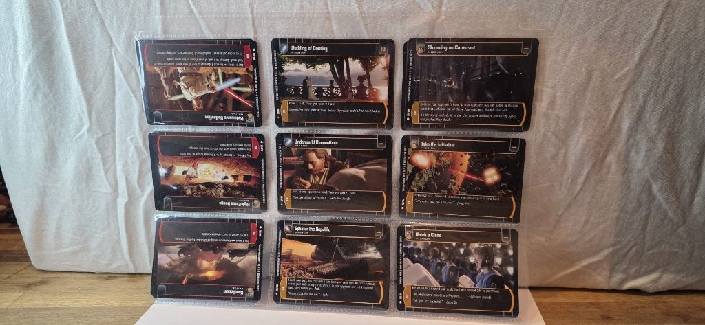 Star Wars 1995 starter deck en expansies CCG, Ophalen of Verzenden, Zo goed als nieuw, Overige typen