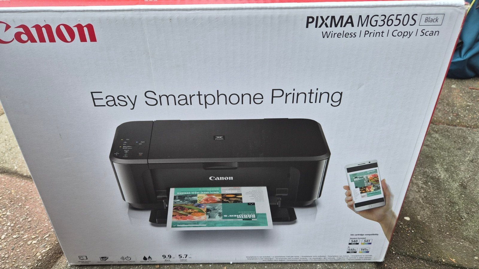 Canon PIXMA MG3650S All-in-One Printer Zwart, Computers en Software, Canon, Inkjetprinter, All-in-one, Draadloos