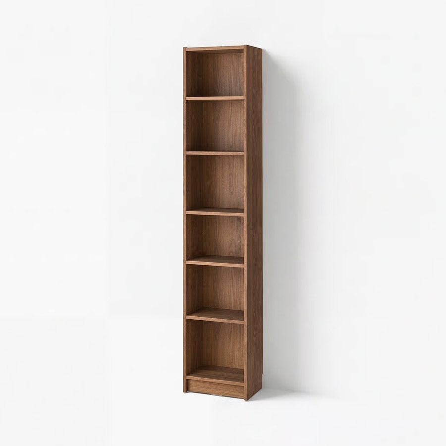 Billy boekenkast met extra bovendeel - walnootpatroon, Met plank(en), Minder dan 50 cm, 200 cm of meer, Ophalen of Verzenden