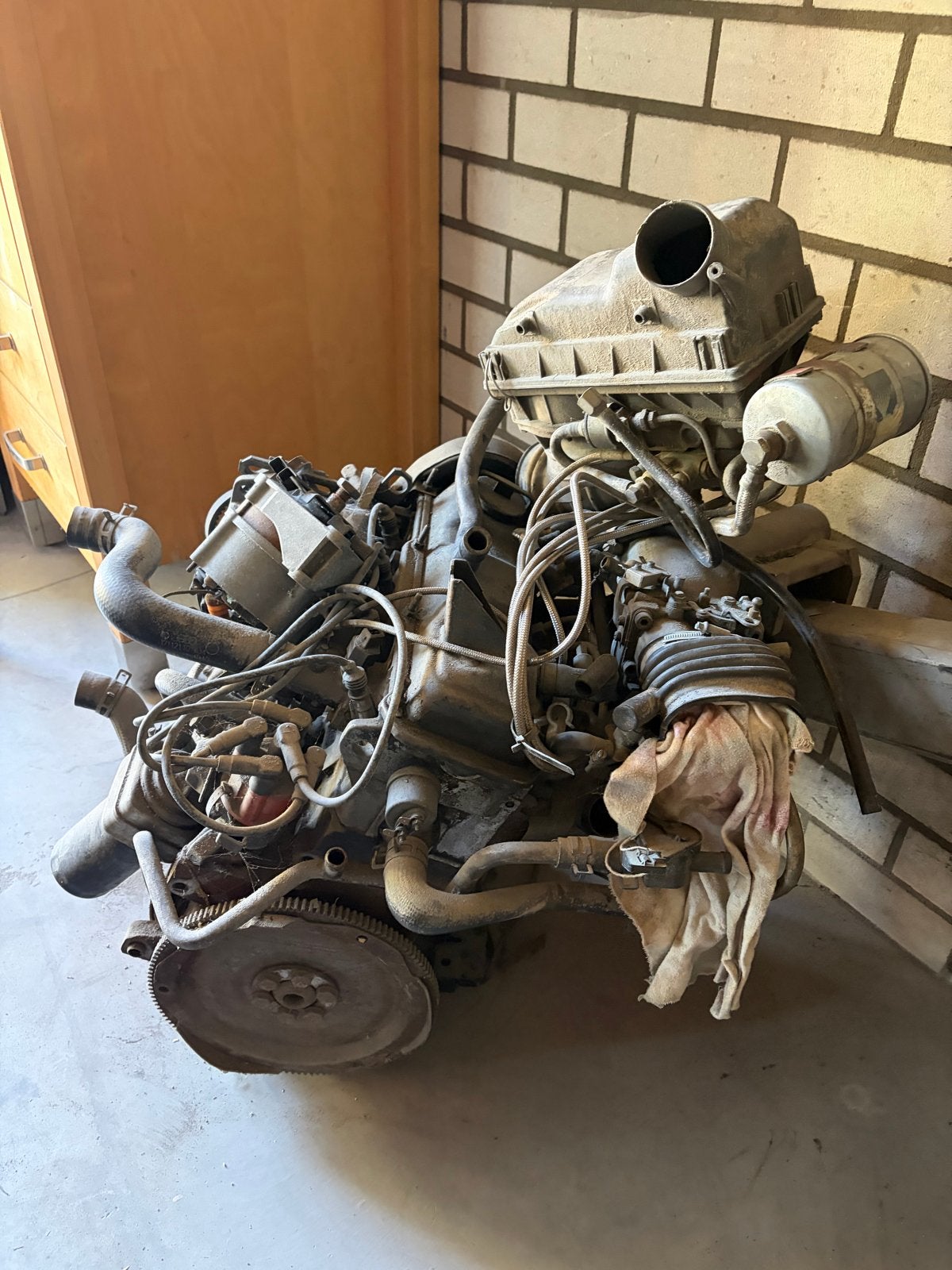 Motor blok Golf cabrio 1800 compleet, Auto-onderdelen, Motor en Toebehoren, Ophalen, Gebruikt, Overige automerken