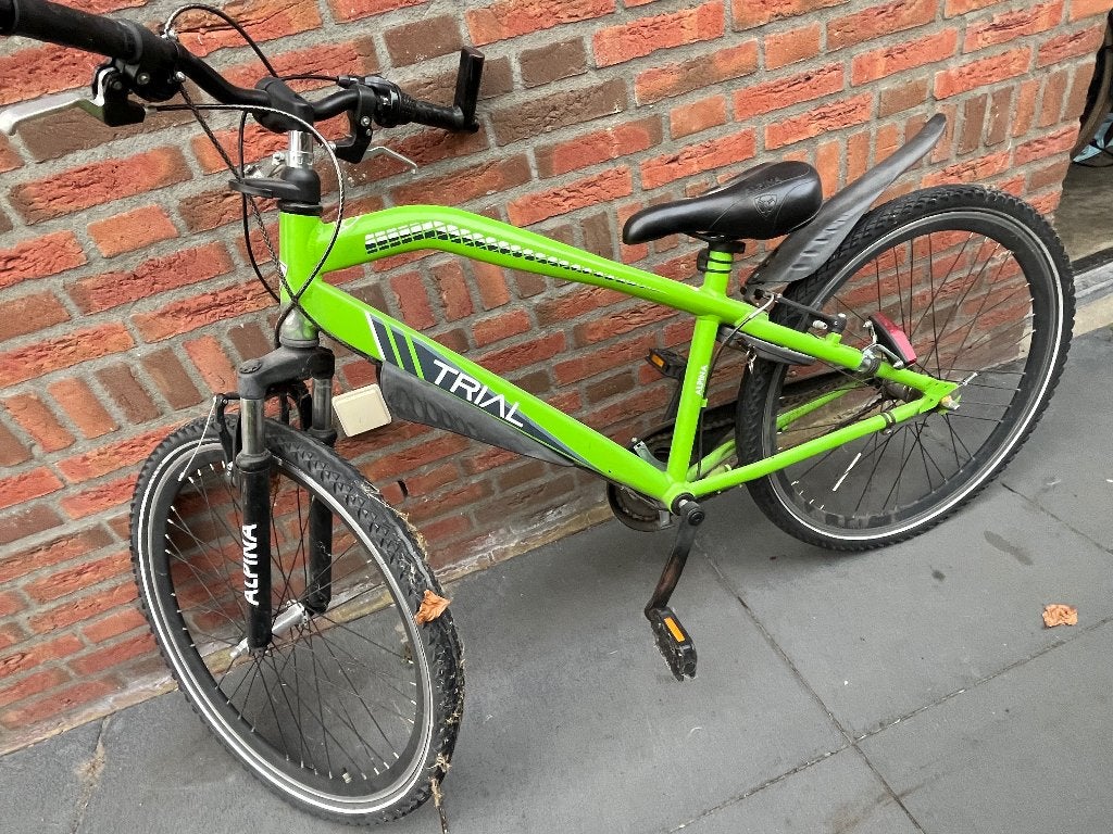 Fiets mountain bike groen, Ophalen, 26 inch of meer, Versnellingen